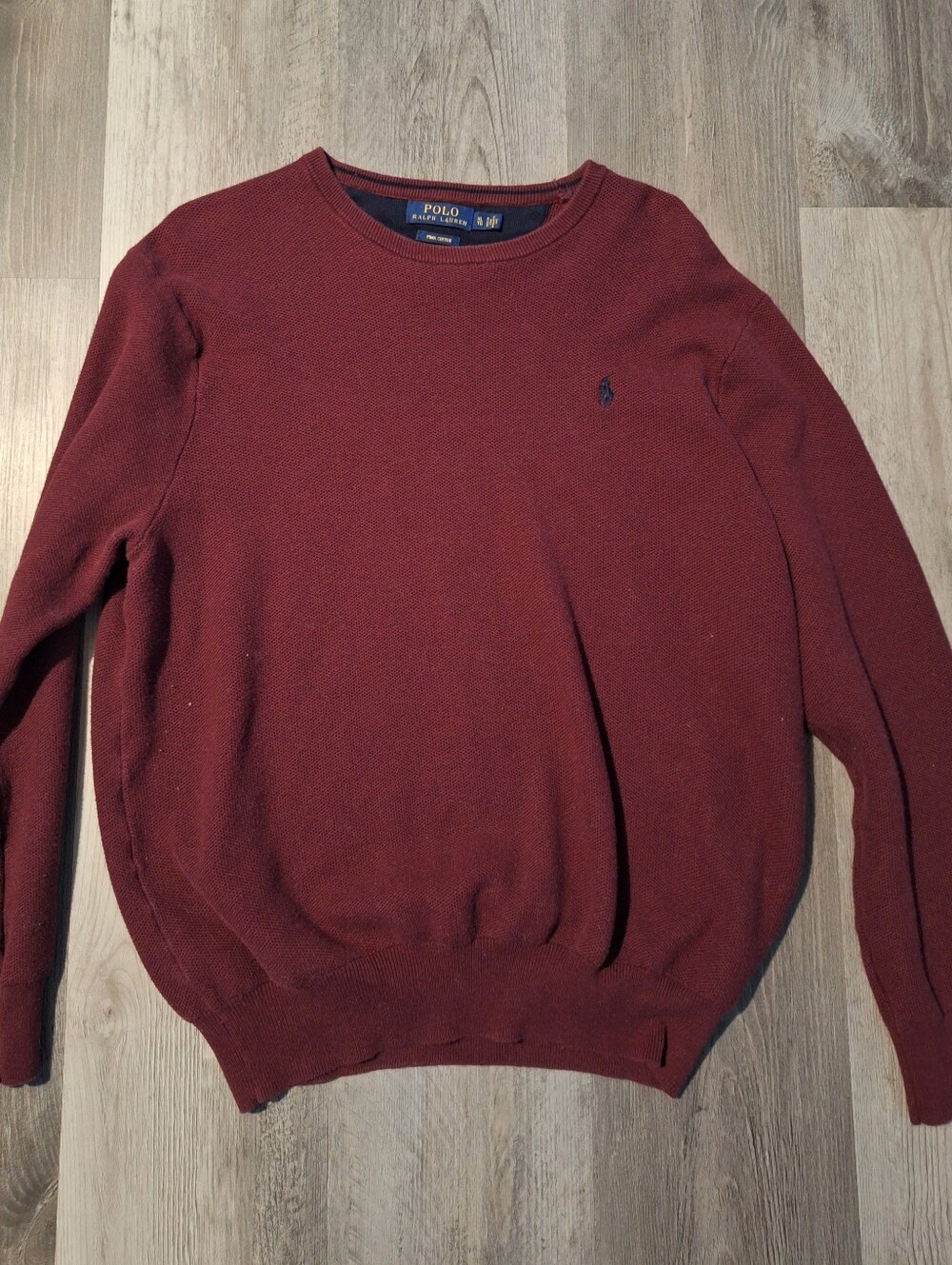 Polo Ralph Lauren Maroon Crewneck Sweater